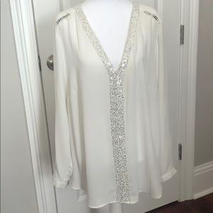White Evening Blouse.